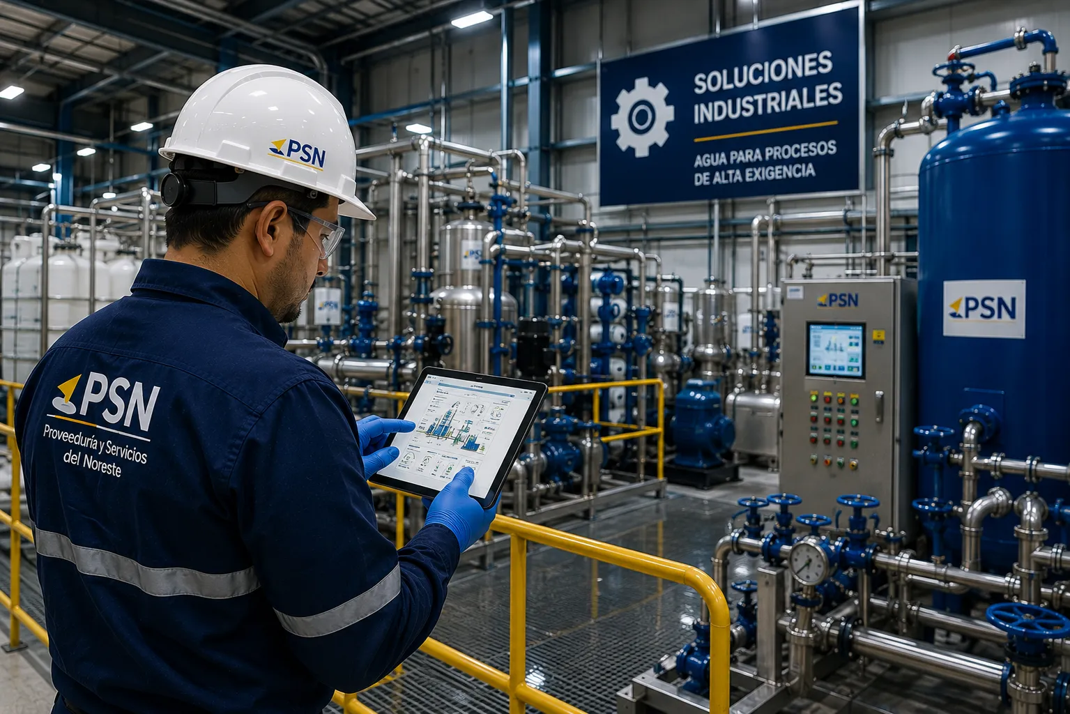 Tratamiento de agua en planta industrial